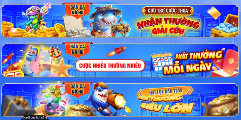 Ưu đãi thưởng thử thách cược tặng quà